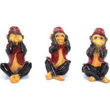 BT Teknik 3'lü Polyester Maymun Seti