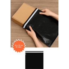 Plas+Plus Kargo Poşeti Siyah 23 x 32 cm 25 Adet