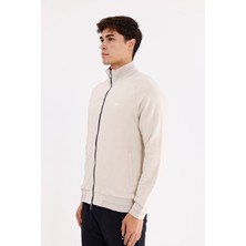 Rowinger Polo Yaka Rahat Kalıp Selanik Yapıda Mevsimlik Spor Görünümlü Sweatshirt