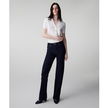 İpekyol Kontrast dikişli straight jean pantolon IS1260018013015