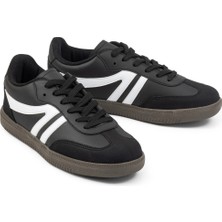 E Sport Siyah Ortopedik Günlük Kadın Senaker Ayakkabı