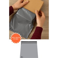 Plas+Plus Kargo Poşeti Gri 50,5 x 46 cm 25 Adet