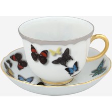 Vista Alegre Butterfly Parade Beyaz Porselen Çay Fincanı 240 ml