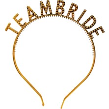 Lowell Home Altın Renk Team Bride Taç – Gelin ve Nedime Tacı