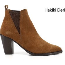 Gönderi(r) Kadın  GKZB134M1684 Topuklu Hakiki Deri Chelsea Bot