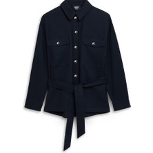 Miss İpekyol Kuşaklı gömlek ceket IS1260025169015