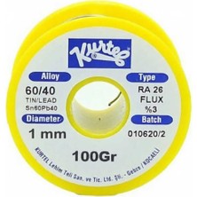Kurtel SN60/PB40 Lehim Teli (100 Gr. Makara) 1 mm