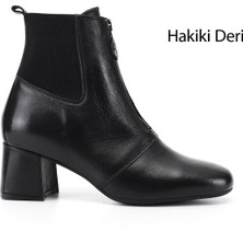 Gönderi(r) Kadın  GKZB134M1687 Fermuarlı Hakiki Deri Chelsea Bot