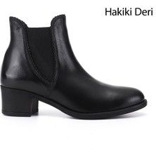 Gönderi(r) Kadın  GKZB134M1698 Kauçuk Taban Hakiki Deri Chelsea Bot