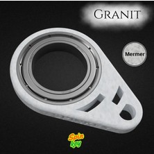 Print3dTr Spinkey Granit Stres Çarkı Anahtarlık - Özel Dokulu Minimalist Tasarım - Premium Edc Fidget Spinner