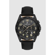 Daniel Klein DK.1.13843-4 Exclusive Deri Kordon Fonksiyonlar Aktif Altın Renk Erkek Kol Saati