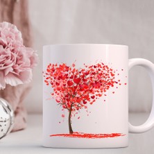 Lavanta Tasarım Sevgililer Günü Temalı Kupa 4