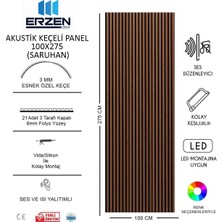 Erzen Door Saruhan Vestiyer Tv Ünitesi Akustik Panel Mdf 100X275