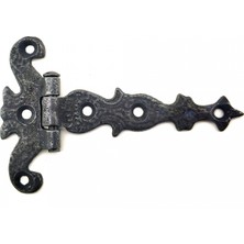 MiraLive Antika Tarz Dekoratif Pirinç Kuyruklu Kelebek Menteşe - 63X100 Mm, Oksit