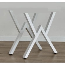 BafArt 72 cm Çapraz Metal Ayak 2 Adet