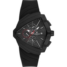 Daniel Klein DK.1.13860-2 Exclusive Fonksiyonlar Aktif Silikon Kordon Çelik Kaplama Kasa Siyah Erkek Kol Saati