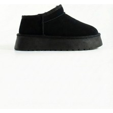 Alance Mi Süet Içi Kürklü Kalın Taban Kadın Bot