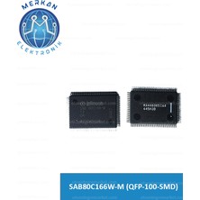 SAB80C166W-M (QFP-100-SMD)(1 Adet) Orijinal Oto Beyin Tamir Entegreleri Merkan Elektronik