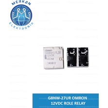 G8NW-27UR Omron 12VDC Role Relay(1 Adet) Orijinal Oto Beyin Tamir Entegreleri Merkan Elektronik