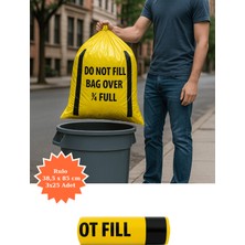 Plas+Plus Sarı Rulo Çöp Poşeti 38,5X85CM 3X25 Adet Ev Mutfak Iş Ofis Avantajlı Paket