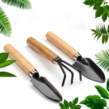 Depozee Mini Ahşap Hobi Bahçe Seti 3 Adet