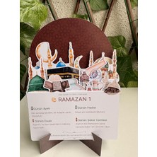 Tiny Stories TR Özel Kesim Ramazan Ayı 29 Günlük Masa Takvimi+Karton Stand + Hediyeli