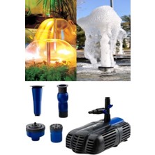 Watershut Süs Havuzu Fıskiye Pompası 120 Watt ( 4 Farklı Başlık ile Birlikte)