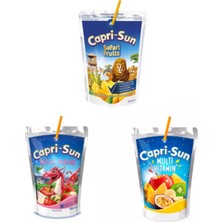 Capri - Sun Dev Meyve Suyu Paketi - 3 Çeşit (60 Adet * 200 Ml)