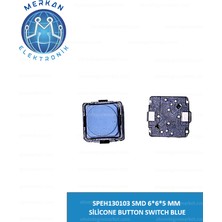 SPEH130103 Smd 6*6*5 mm Silicone Button Swıtch Blue(1 Adet) Orijinal Oto Beyin Tamir Entegreleri Merkan Elektronik