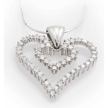 Noip 925 Ayar Gümüş Kalpli Kadın Gümüş Kolye PND47138032 (944)