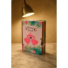 Angelphoto Flamingo Journal Kilitli Hatıra Defteri Anı Defteri Ajanda