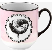 Vista Alegre Herbariae Pembe Porselen Kupa 430 ml