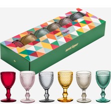 Vista Alegre Bicos Şeffaf Cam Likör Bardağı Seti 55 ml