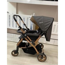 Baby Care Çift Yönlü Bebek Arabası Bc 65 Gold Siyah
