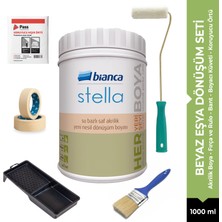 Altınmakas Bianca Stella 1000 ml Beyaz Eşya Yenileme Dönüşüm Boyama Seti 6 Parça
