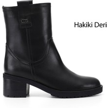 Gönderi(r) Kadın  GKZB134M1706 Kalın Topuklu Hakiki Deri Bot