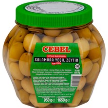 Cebel Yeşil Zeytin Salamura 950 gr Pet 4xl (141-160 Kalibre)