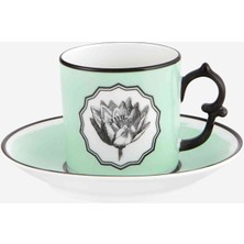 Vista Alegre Herbariae Yeşil Porselen Kahve Fincanı 115 ml