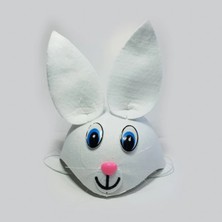 Lowell Home Tavşan Şeklinde Çocuk Şapkası Beyaz