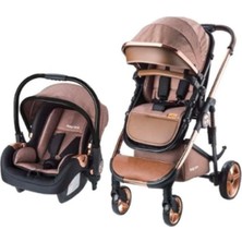 Baby Care Crom Travel Sistem Bebek Arabası Kahverengi ST452