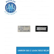 Omron G6S-2 12VDC Role Relay(1 Adet) Orijinal Oto Beyin Tamir Entegreleri Merkan Elektronik