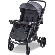 Baby Care Combo Maxi Pro Çift Yönlü Bebek Arabası Siyah