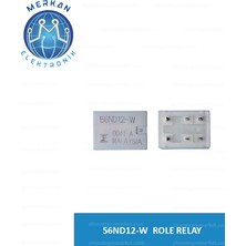 56ND12-W  Role Relay(1 Adet) Orijinal Oto Beyin Tamir Entegreleri Merkan Elektronik