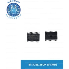 BTS726L1 (Sop-20-Smd)(1 Adet) Orijinal Oto Beyin Tamir Entegreleri Merkan Elektronik