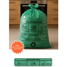 Plas+Plus Yeşil Rulo Çöp Poşeti 36,5X83,5 cm 3X25 Adet Ev Mutfak Iş Ofis Avantajlı Paket