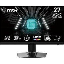 MSI Msı G272QPF E2 27" 1 Ms 2k Pivot IPS 180 Hz Oyuncu Monitörü Teşhir
