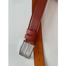 Hakiki Deri Lacivert Kemer