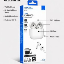 Aı-Net Air 6 Tws Kablosuz Bluetooth Kulaklık