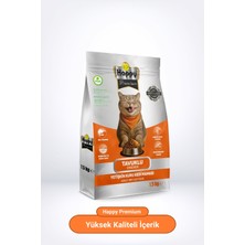 Happy Tavuklu Kuru Kedi Maması 1,5 kg