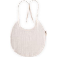 Cigit Organik Müslin Mama Önlüğü Ekru